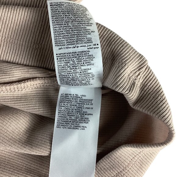 Old Navy Women’s Plus Ribbed Tank Top 4X Beige Nude Sleeveless Casual Shirt - Picture 8 of 14